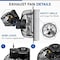 Ipower 7 Inch Shutter Exhaust Fan Aluminum+ fan speed controller + Disposal Power Cord Kit2 Pack, 2PK HIFANXEXHAUST7CTBX2 - alternate 4